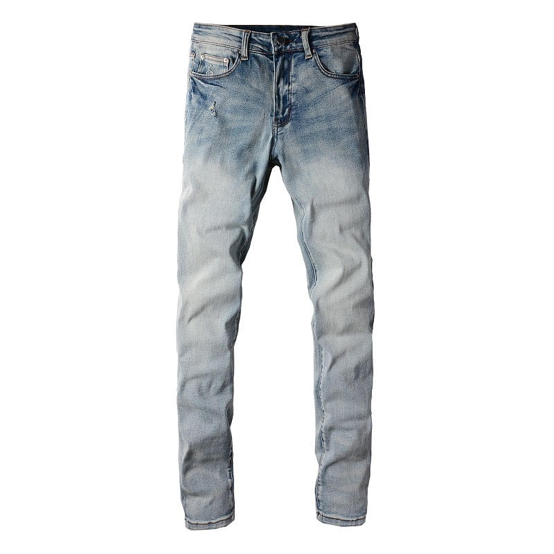 Jeans Blu™ | Stile Amiri con Dettagli a Contrasto