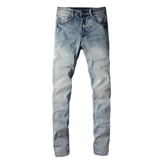 Jeans Blu™ | Stile Amiri con Dettagli a Contrasto