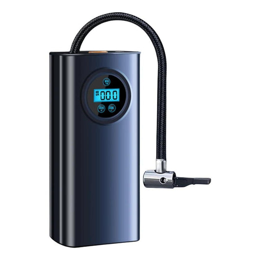 Compressore d'Aria Elettrico Ricaricabile – Inflattore Precisione Alta, Display LCD, Portatile per Auto, Moto, Bici e Palloni
