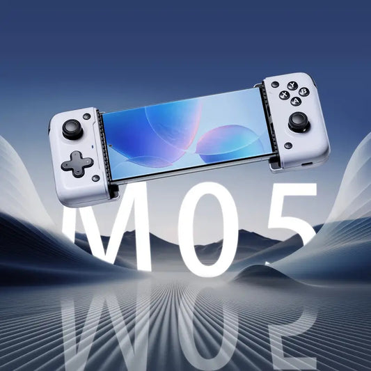 Mobile games controller with vibration sensors