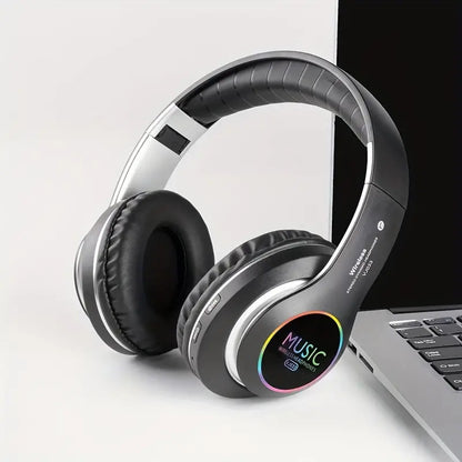 Wireless headphones with deep bass and professional microphone