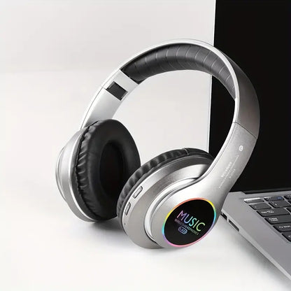 Wireless headphones with deep bass and professional microphone