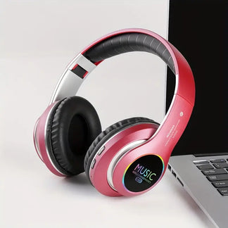 Wireless headphones with deep bass and professional microphone