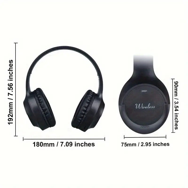 Cuffie wireless insonorizzate pieghevoli Hi Fi da gaming
