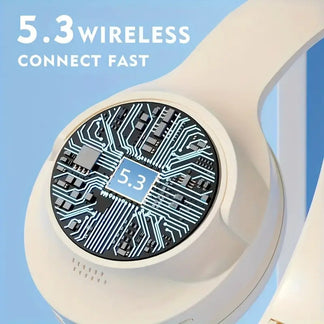 Cuffie wireless insonorizzate pieghevoli Hi Fi da gaming