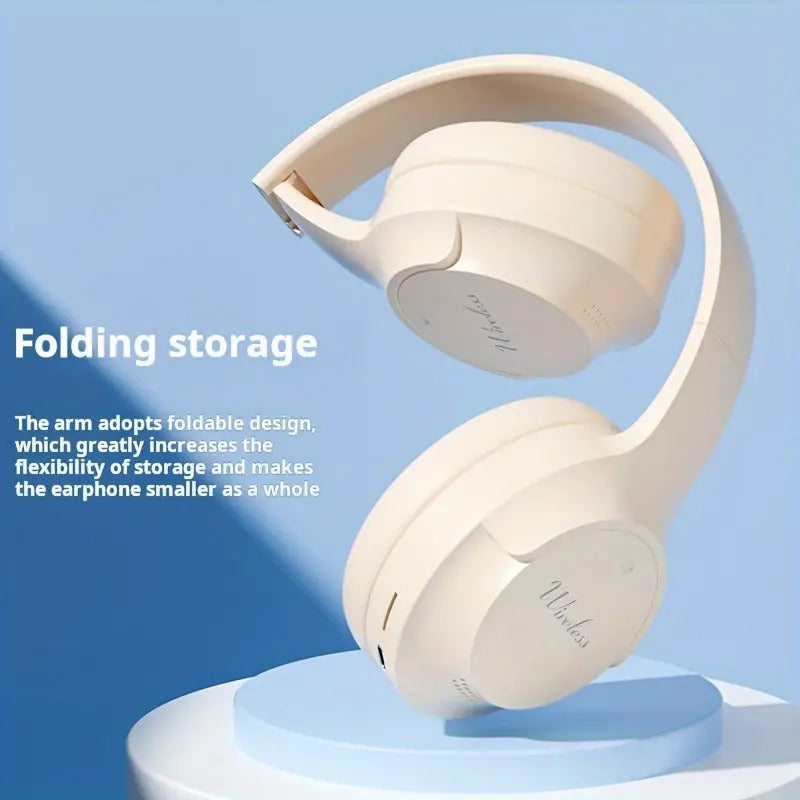 Cuffie wireless insonorizzate pieghevoli Hi Fi da gaming