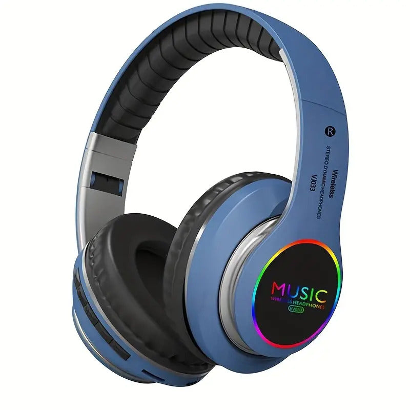 Cuffie wireless con illuminazione e suono surround