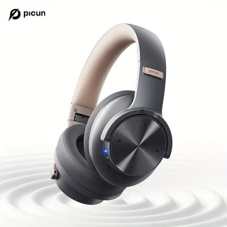 Folding wireless headphones with acoustic insulation
