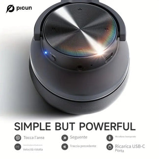 Folding wireless headphones with acoustic insulation