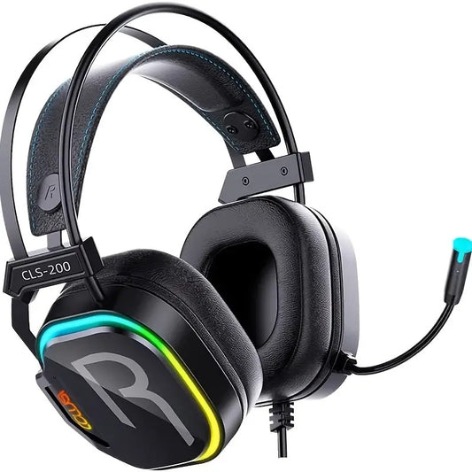 Cuffie da Gioco con Microfono a 360° e 200 RGb