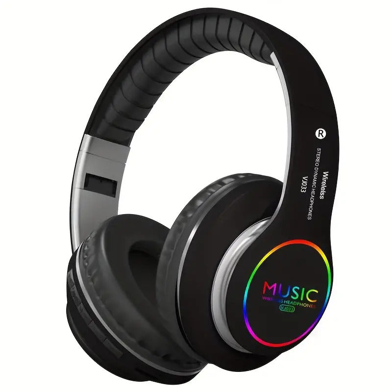 Cuffie wireless con illuminazione e suono surround
