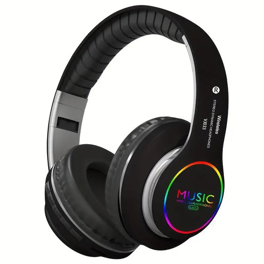 Cuffie wireless con illuminazione e suono surround