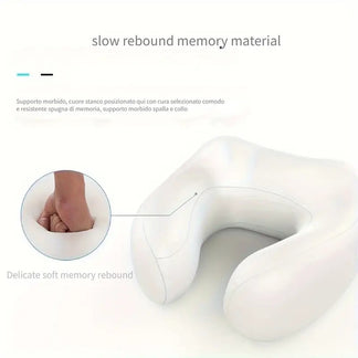 Memory electric masseur cushion for heating U -shaped neck
