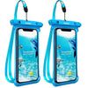 Transparent waterproof case by phone, suitable for diving, snow and rain