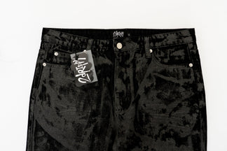 Jeans Neri Effetto Washed™ | Vestibilità Ampia e Stile Streetwear