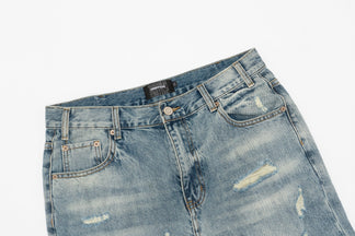 Jeans Strappati™ | Stile Streetwear in Denim Chiaro