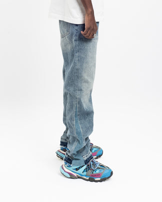 Jeffery Flare Denim™ | Denim Flare Uomo Lavaggio Vintage