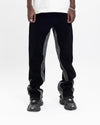 Flared Denim™ | Jeans Flare Nero-Grigio Bicolore