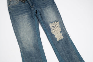 Jeffery Flare Denim™ | Denim Flare Uomo Lavaggio Vintage