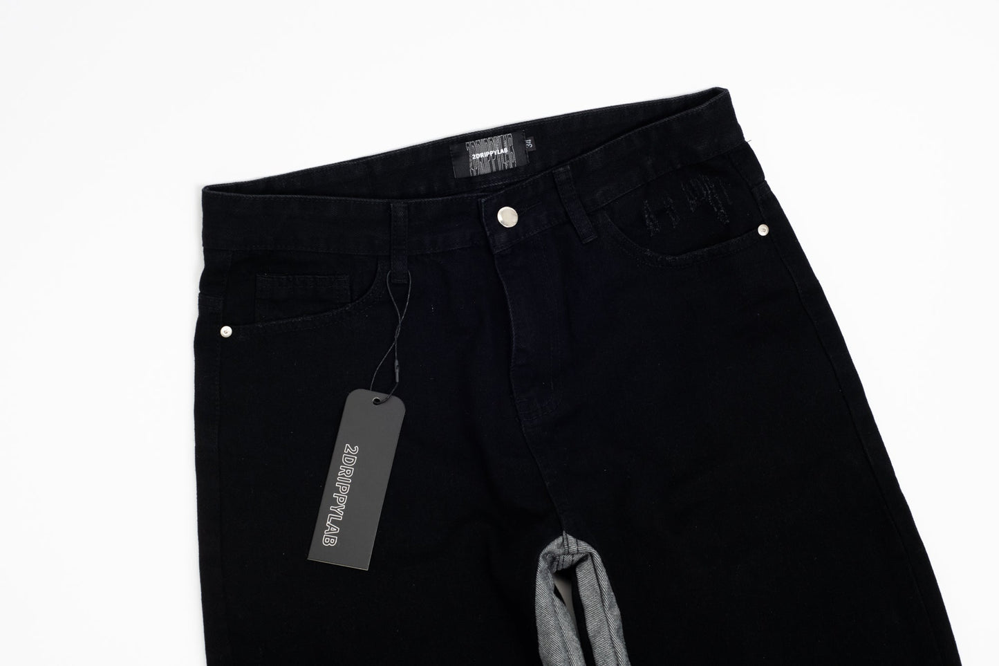 Flared Denim™ | Jeans Flare Nero-Grigio Bicolore
