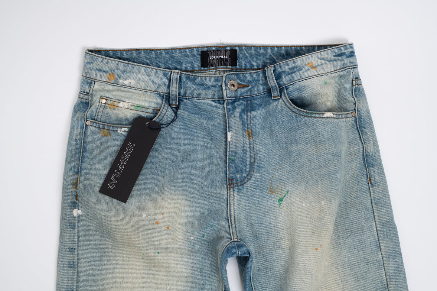Flared Denim™ | Jeans Azzurro Svasato con Strappo al Ginocchio