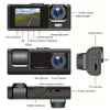 Dash Cam Doppia GYIOEUPT 1080P Full HD  Visione Notturna e Registrazione in Loop MigliorPrezzi.com