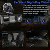 Dash Cam Doppia GYIOEUPT 1080P Full HD  Visione Notturna e Registrazione in Loop MigliorPrezzi.com