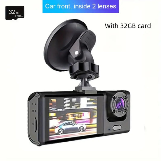 Dash Cam Doppia GYIOEUPT 1080P Full HD  Visione Notturna e Registrazione in Loop