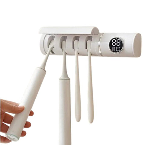 Disinfettante UV e Porta  spazzolino 4 Scomparti e Timer