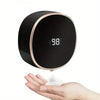 Automatic soap distributor with infrared sensor and screen with thermometer