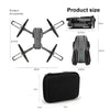 E99 Pro 4K Dual-Camera Drone, Foldable, Altitude Hold, Gesture Control, WiFi, Gravity Sensor, USB Charging, Storage Bag, Black MigliorPrezzi.com