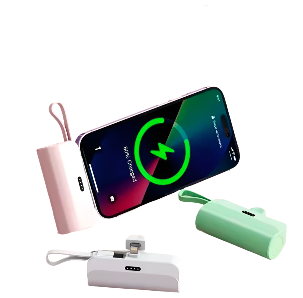 Mini Power Bank 10000mAh con caricabatterie rapido