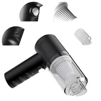 Wireless vacuum cleaner for portable car with strong aspiration and mini brush