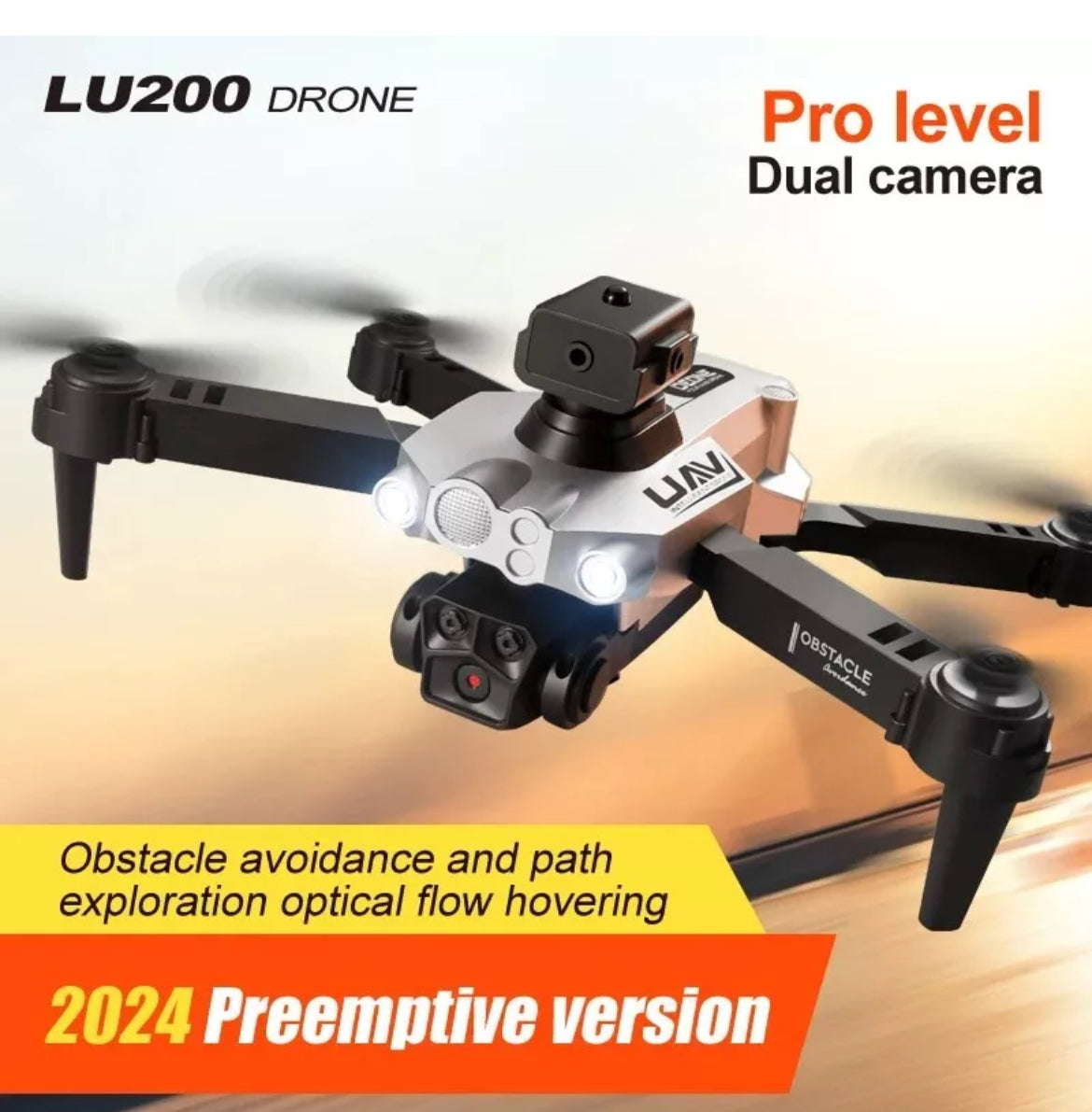 Lenovo LU200 drone con fotografia 8K, GPS e evitamento ostacoli