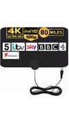 4K 1080p digital interior TV antenna ideal for windows