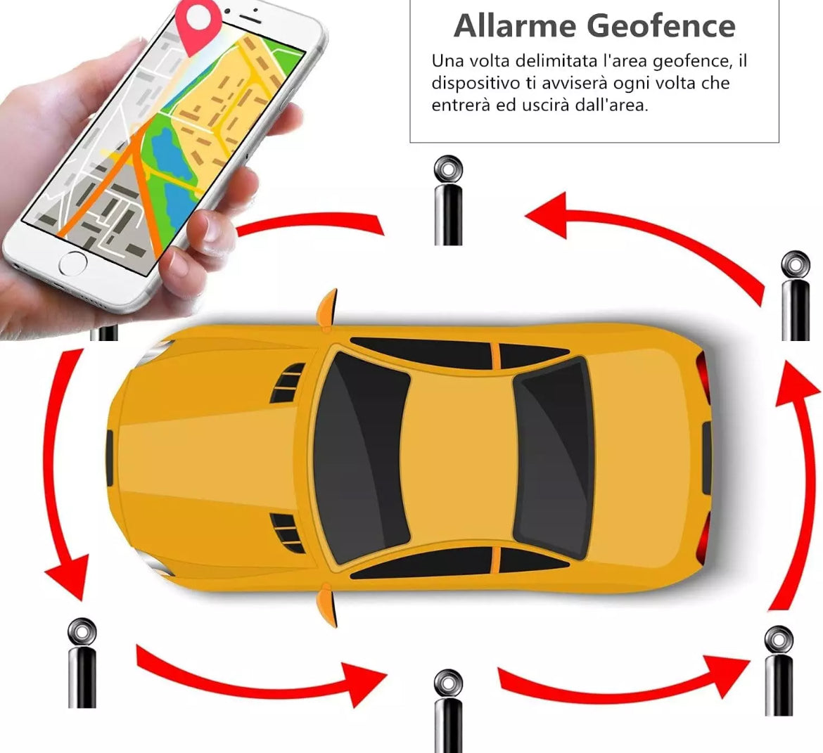 Tracciatore di posizione localizzatore gps tracker per auto-veicoli con batteria a lunga durata