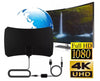 Antenna tv interna digitale amplificata potente hdtv 4k 1080p digitale