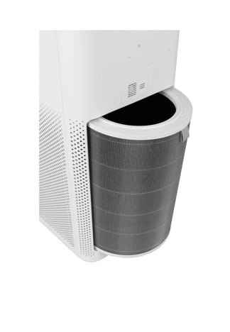 White portable air purifier