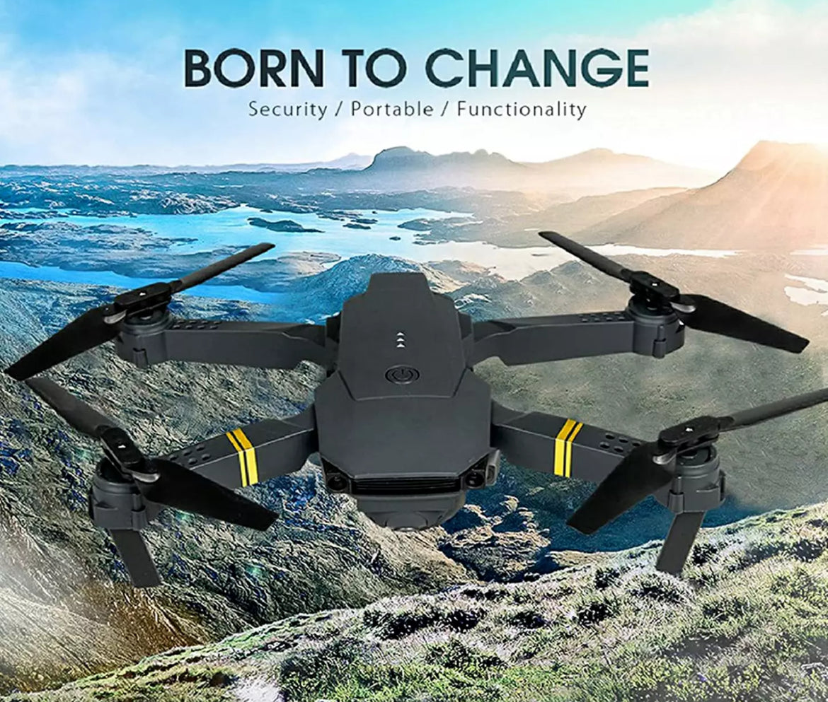 Mini drone pieghevole con fotocamera quadricottero telecamera 4k smartphone WI-FI