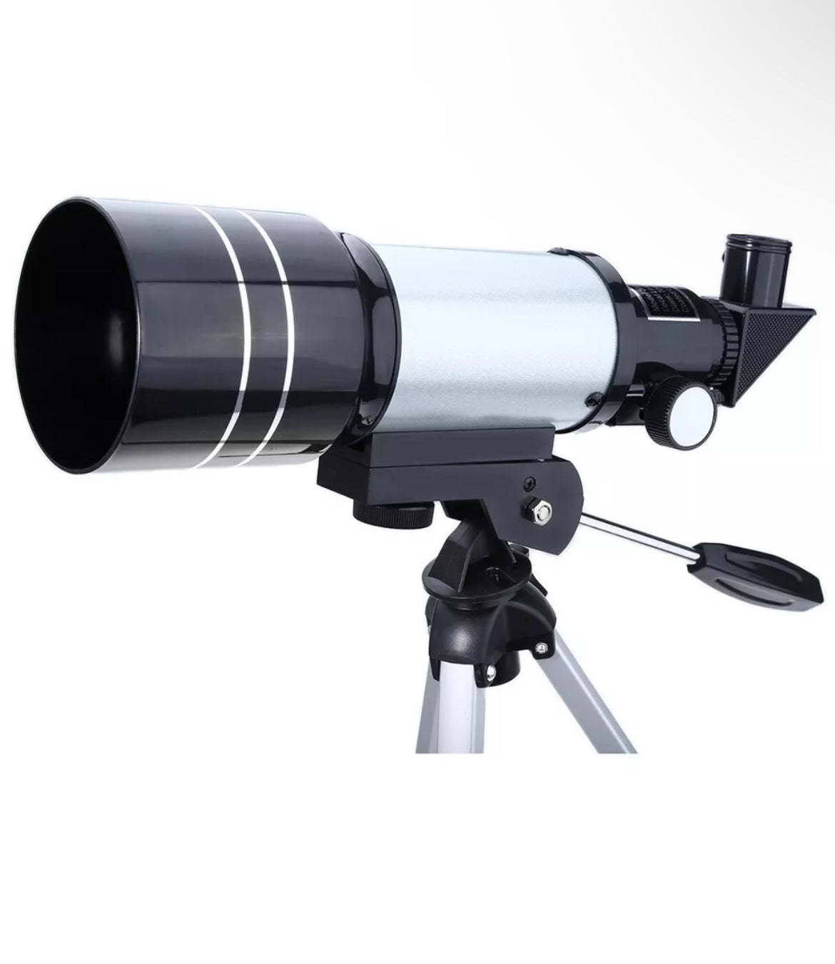 Telescopio monoculare astronomico focale f300/70m con treppiede cavalletto stabile