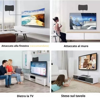Digital terrestrial and internal digital TV antenna