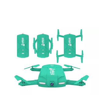 Remote piloted aircraft with selfie camera shoots and shares instantly with your smartphone
