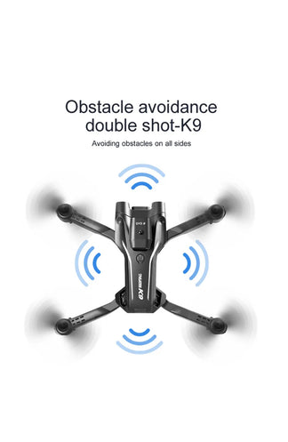 Drone with three cameras, carbon fiber structure and 360 ° obstacle avoidance function