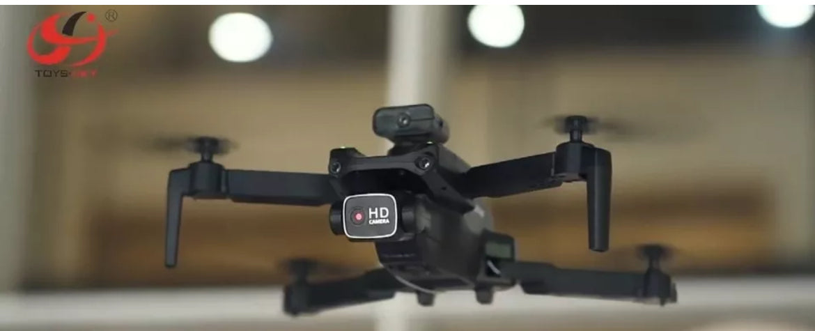 Esplora con stile: Drone doppia fotocamera HD Wi-Fi pieghevole con custodia e accessori