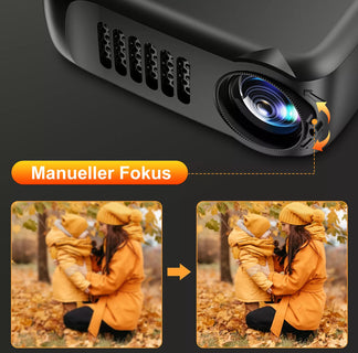 Full HD 1080p movie projector suitable for all devices