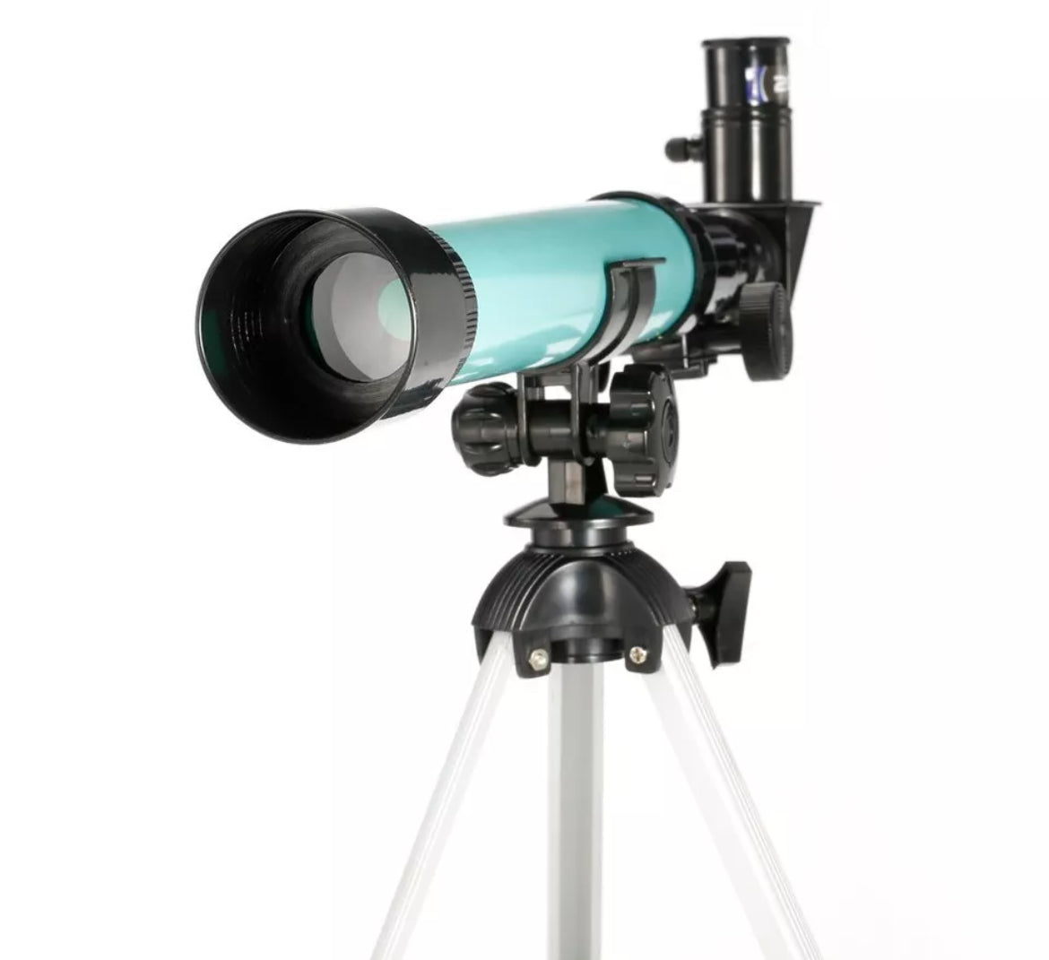 Telescopio monoculare astronomico rifrangente treppiede cavalletto 20x 30x 40x