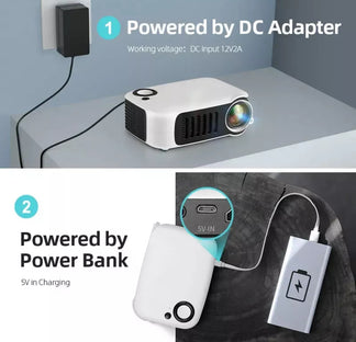 4K 1080p mitigue compact Home cinema projector with HD port for Smart TV