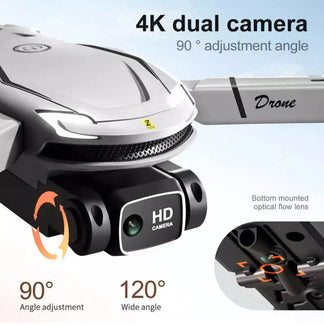 Mini drone with Dual Camera GPS, 8k, folding, pocket -sized, up to 9000 meters