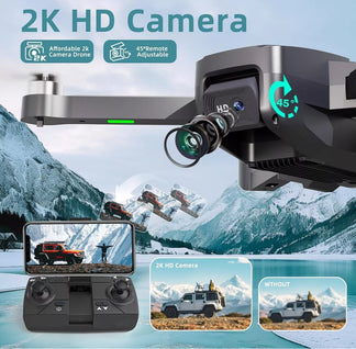 Drone with 2K camera, drone wi-fi drone 2 batteries and flight time 30 minutes