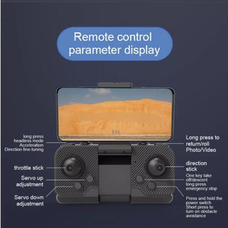 Explorer with style: Double Drone HD camera Wi-Fi Folding With Custody and Accessories